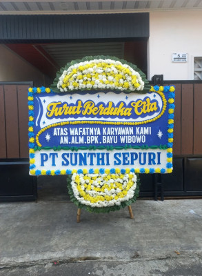 Papan Bunga Duka di Pateken